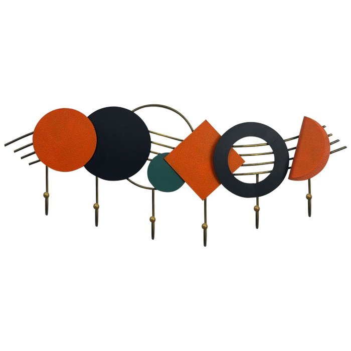 Wallity Mualla Gancho de pared de metal Multicolor